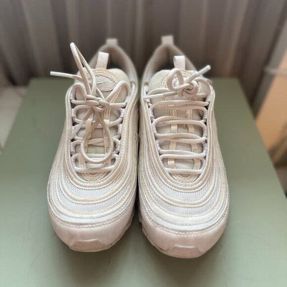 Triple White Nike Air Max 97 Women's Size 7 - Picture 5 of 12